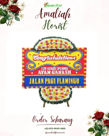 Sewa Papan Bunga Talang Akar
